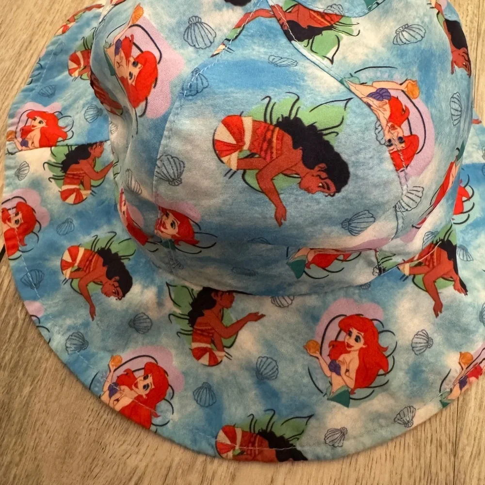 Disney Princess Ariel and Moana  Character Bucket Hat